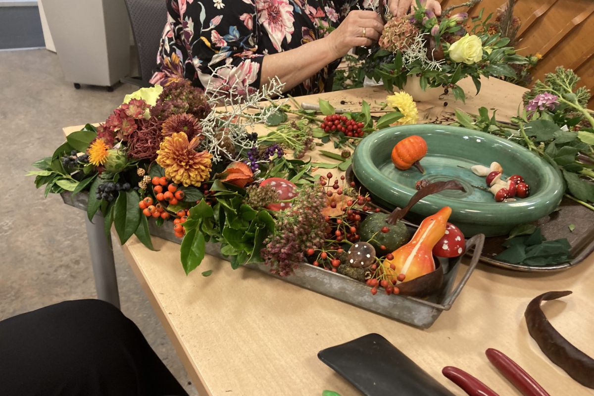 herfstukjes maken  17 10 25  