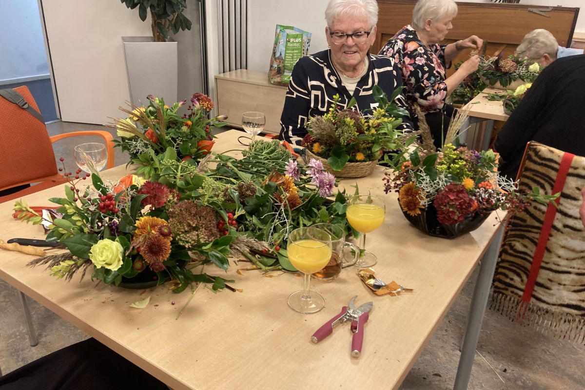 herfstukjes maken  17 10 25  