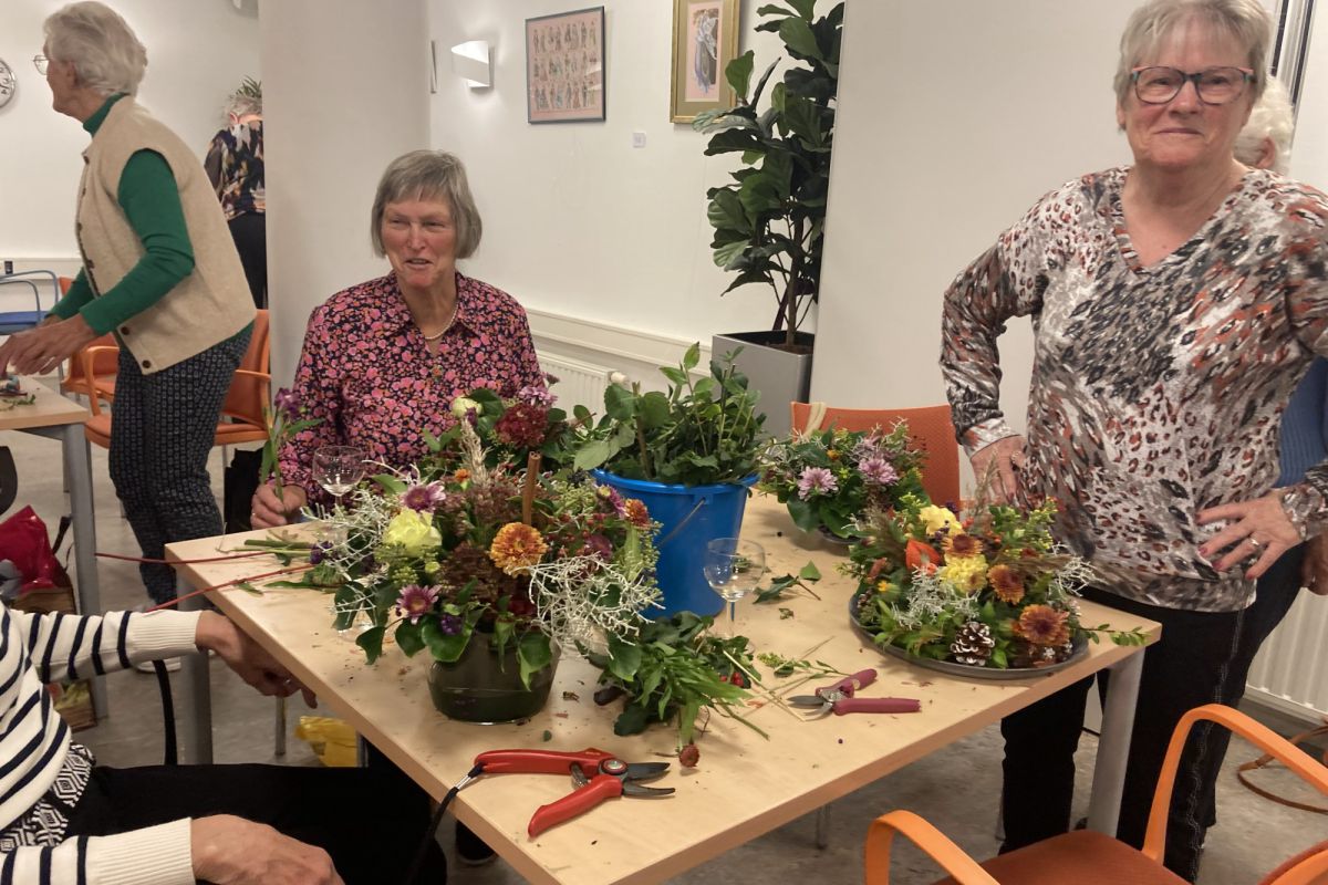 herfstukjes maken  17 10 25  