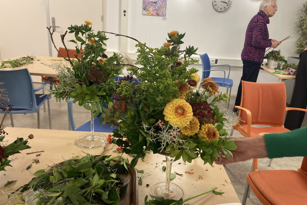 herfstukjes maken  17 10 25  